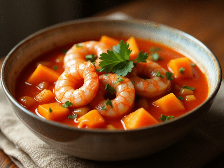 Shrimp and Sweet Potato Stew | Comforting and Nutritious Seafood Stew Recipe