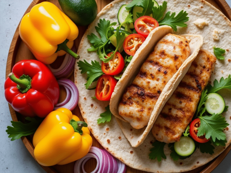 Grilled Veggie and Chicken Wrap Recipe | Healthy and Flavorful Wraps