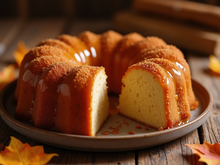 Maple Cinnamon Cake Recipe | Soft & Moist with a Sweet Maple Glaze