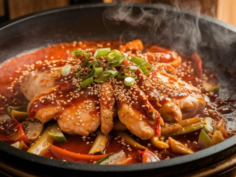 Authentic Dak Galbi Recipe | Spicy Korean Stir-Fried Chicken