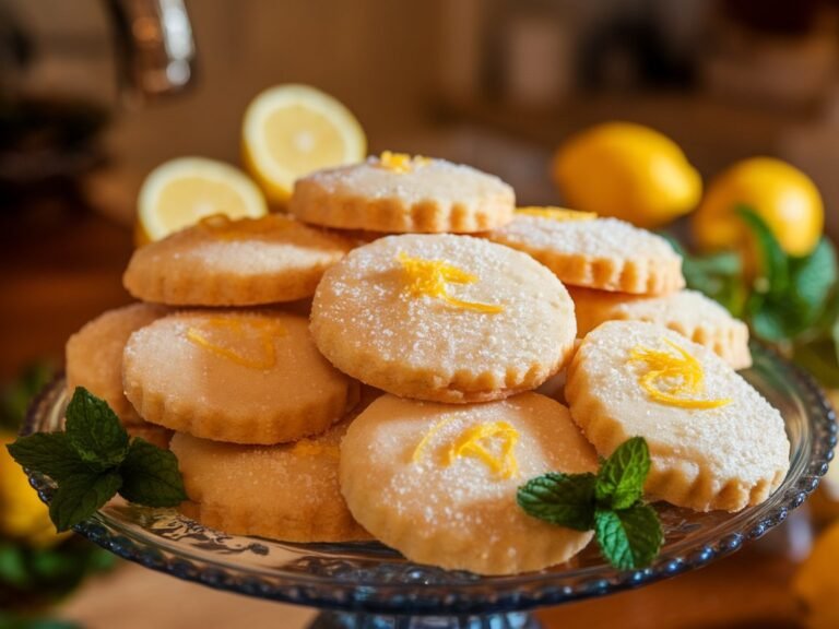 Lemon Sugar Cookies Recipe | Soft & Chewy with a Zesty Twist