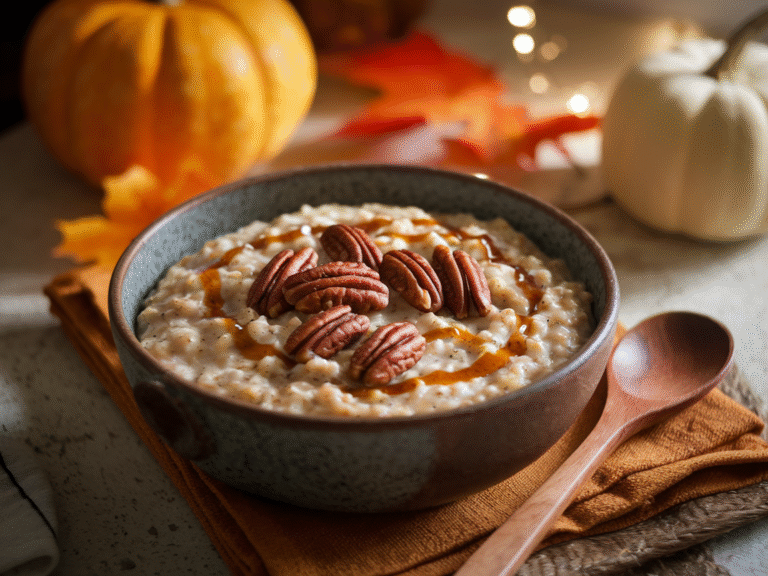 Maple Pecan Oatmeal Recipe – Cozy, Delicious & Customizable